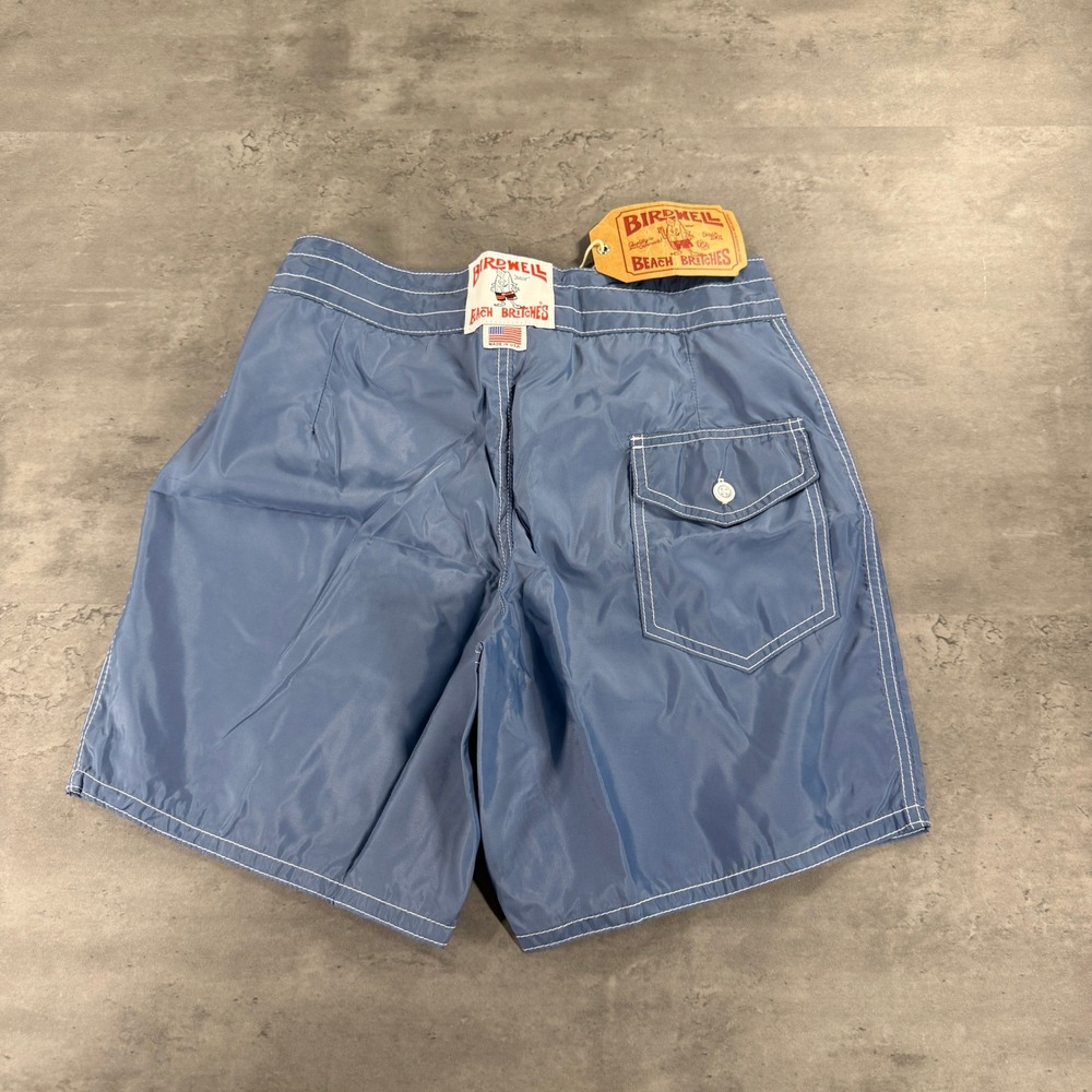 Birdwell Beach Britches Boardshorts 30 300 Federal Blue Contrast Stitching $125